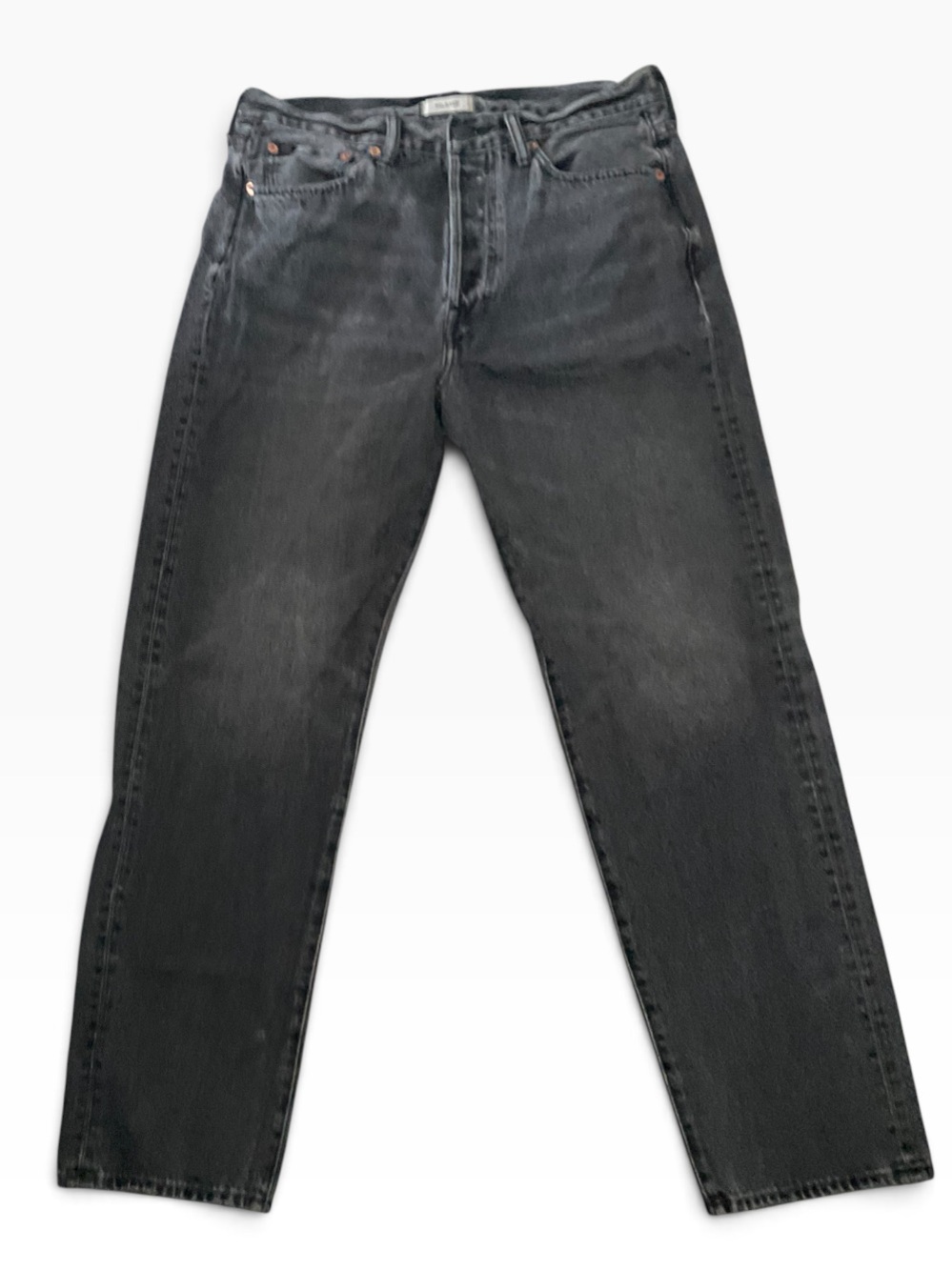 American Eagle Outfitters AE77 Jeans Men's Black Washed Denim Straight Leg NWOT